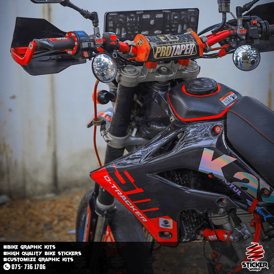 D Tracker Rainbow Graphic Kit